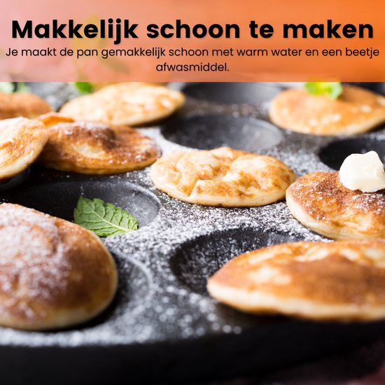 Poffertjespan – 19 poffertjes