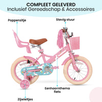 Kinderfiets Roze