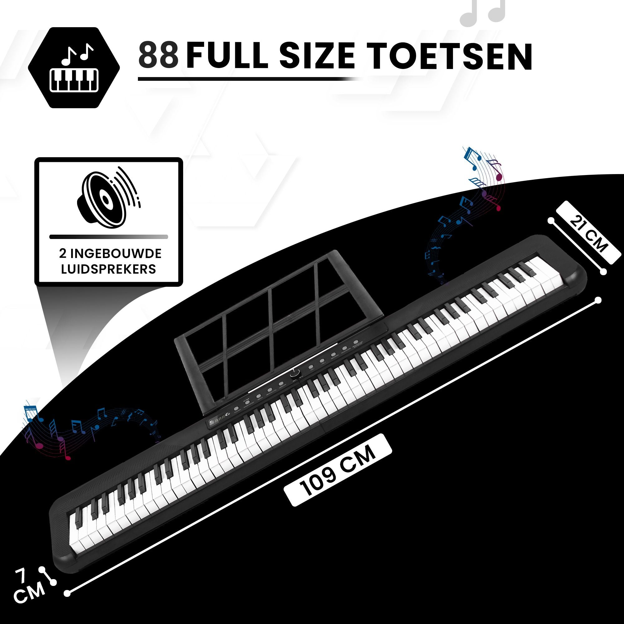 Playon Keyboard - 88 toetsen