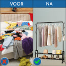 Kledingrek op wieltjes