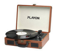 Platenspeler Retro Bruin