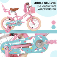 Kinderfiets Roze