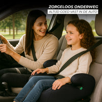 Zitverhoger Auto Zwart