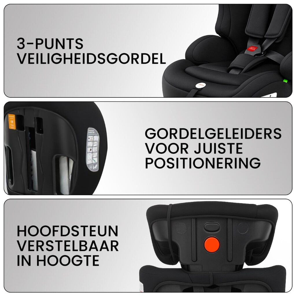 Autostoel Zwart Groen