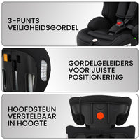 Autostoel Zwart Groen