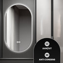 Bayt Badkamerspiegel met LED - Ovaal 50x90 cm - 2 Lichtstanden