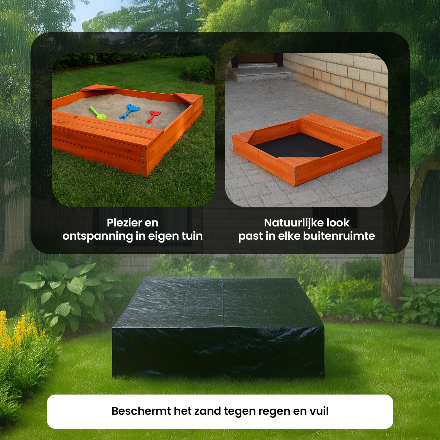 Zandbak met Deksel