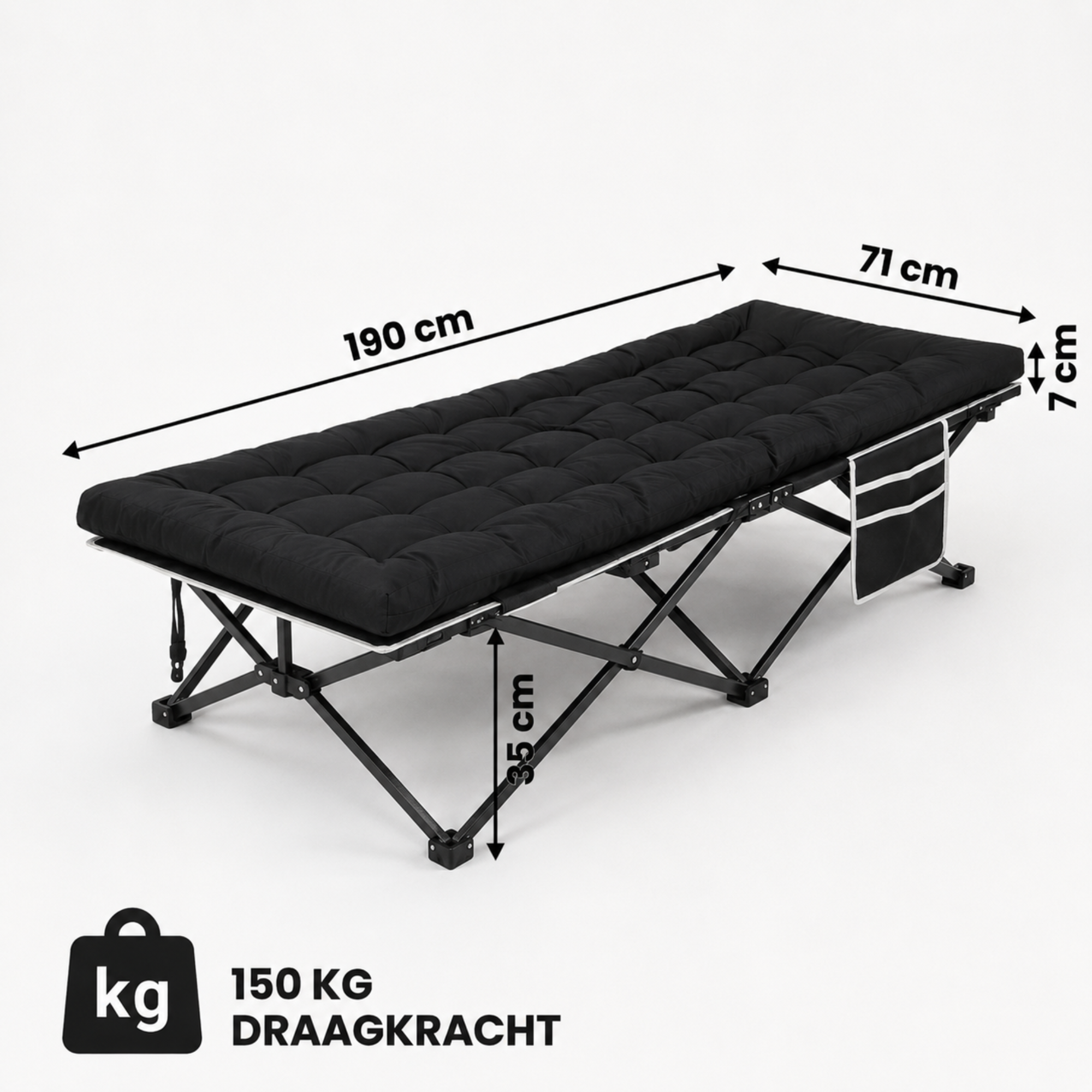 Veldbed met Kussen