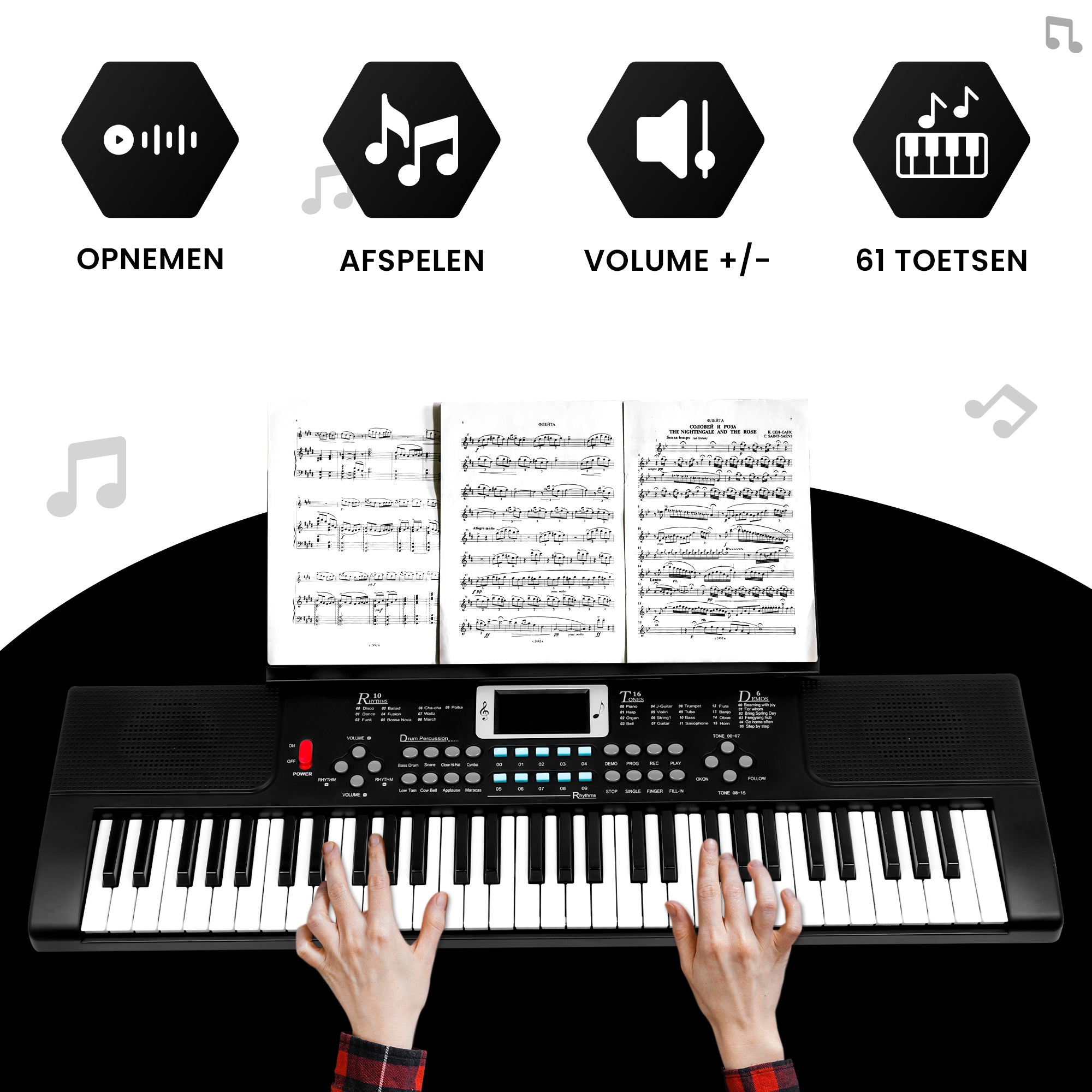 Keyboard 61 Toetsen